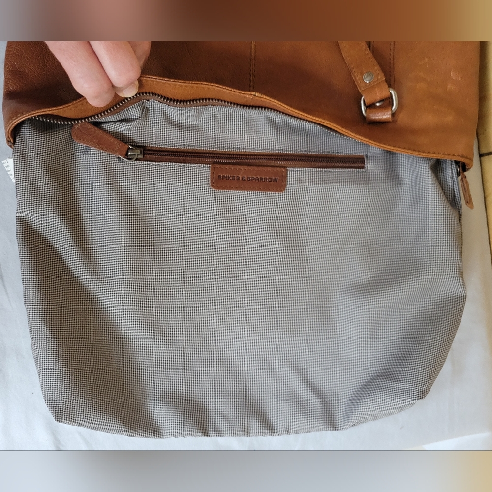 Spikes & Sparrow Leather Tote - Picture 9 of 13